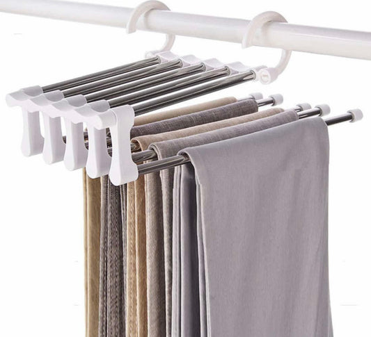 LuxFold™ Multi-Layer Clothes Organizer – Sleek & Space-Saving