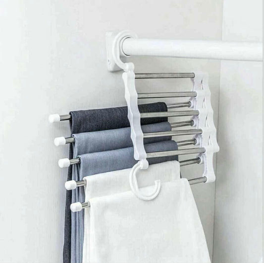 LuxFold™ Multi-Layer Clothes Organizer – Sleek & Space-Saving