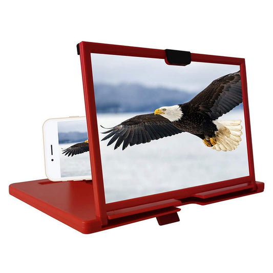 3D HD Phone Screen Magnifier Stand – Portable Mobile Screen Amplifier for Movies, Videos & Gaming (Compatible with All Smartphones)