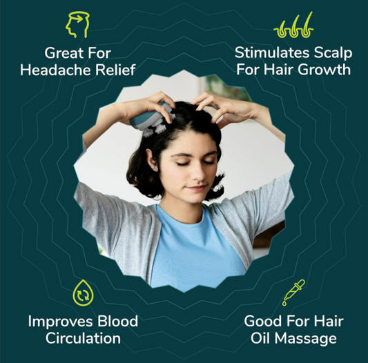 "Luxury Automatic Scalp Massager – 4D Smart Head Massager with 360° Kneading | Rechargeable, Waterproof & Wireless | Deep Relaxation for Scalp, Neck & Body"
